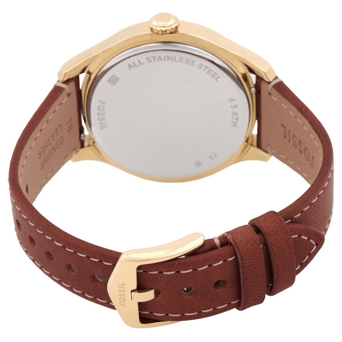 Fossil Gilmore Quartz Silver Dial Ladies Watch ES5397