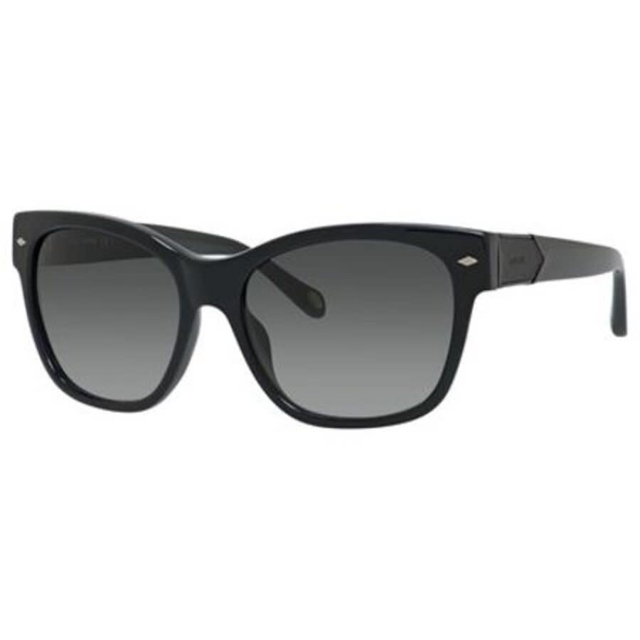 Fossil Fossil Ladies Black Square Sunglasses FOS 2040/S 29A 55