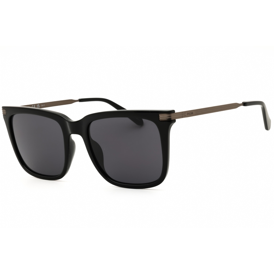 Fossil Grey Rectangular Men's Sunglasses Fos 3152/g/s 0807/ir 56 In ["grey","black"]