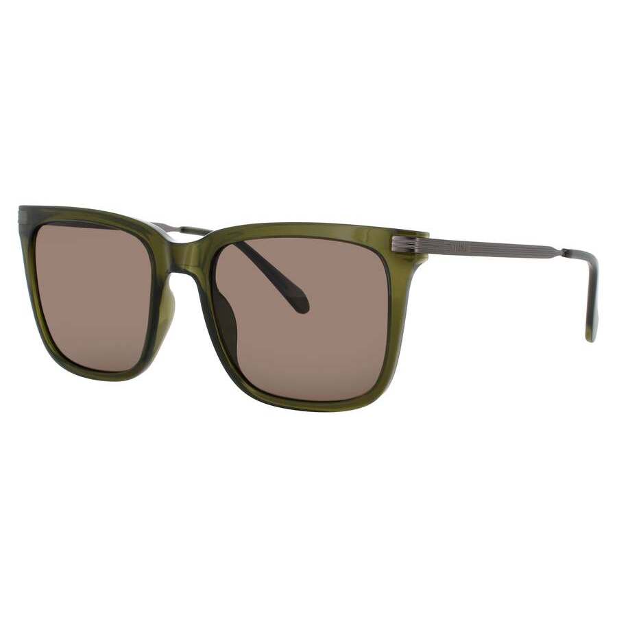 Fossil Brown Rectangular Men's Sunglasses Fos 3152/g/s 00ox/70 56 In ["brown","green"]