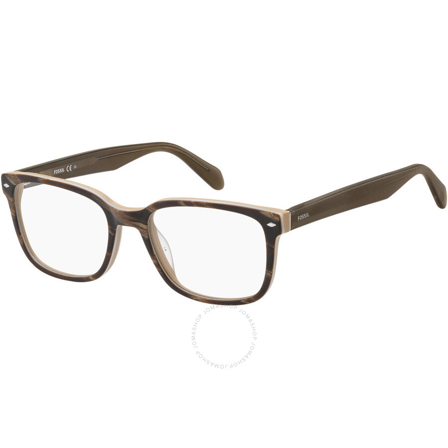 Fossil Men's Brown Square Eyeglass Frames Fos 7037 0BU0 54 716736081649