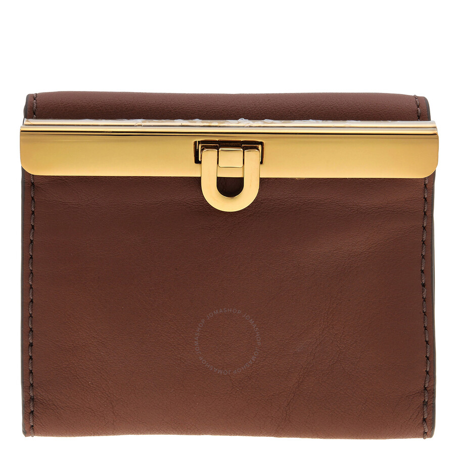 Fossil Penrose Trifold Leather Wallet In Brown