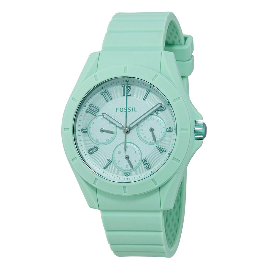 Fossil Poptastic Mint Green Dial Ladies Multifunction Watch ES4188