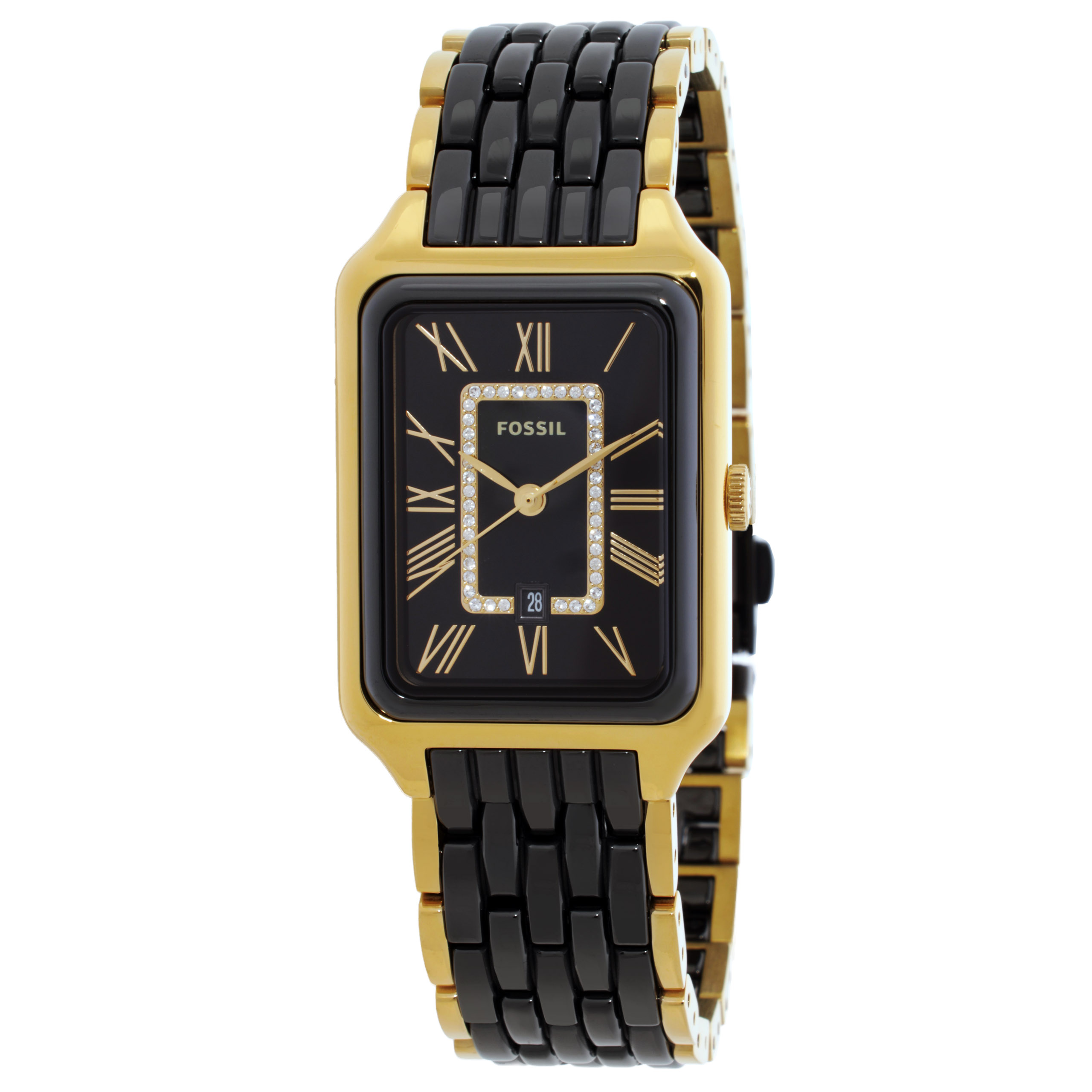 Fossil Raquel Quartz Black Dial Ladies Watch CE1135