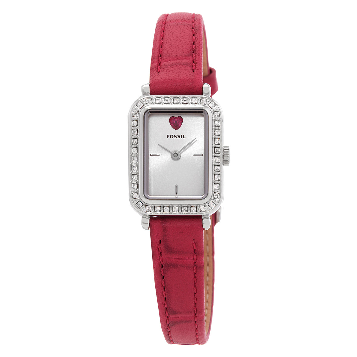 Fossil Raquel Quartz Silver Dial Ladies Mini Two-Hand Watch ES5466