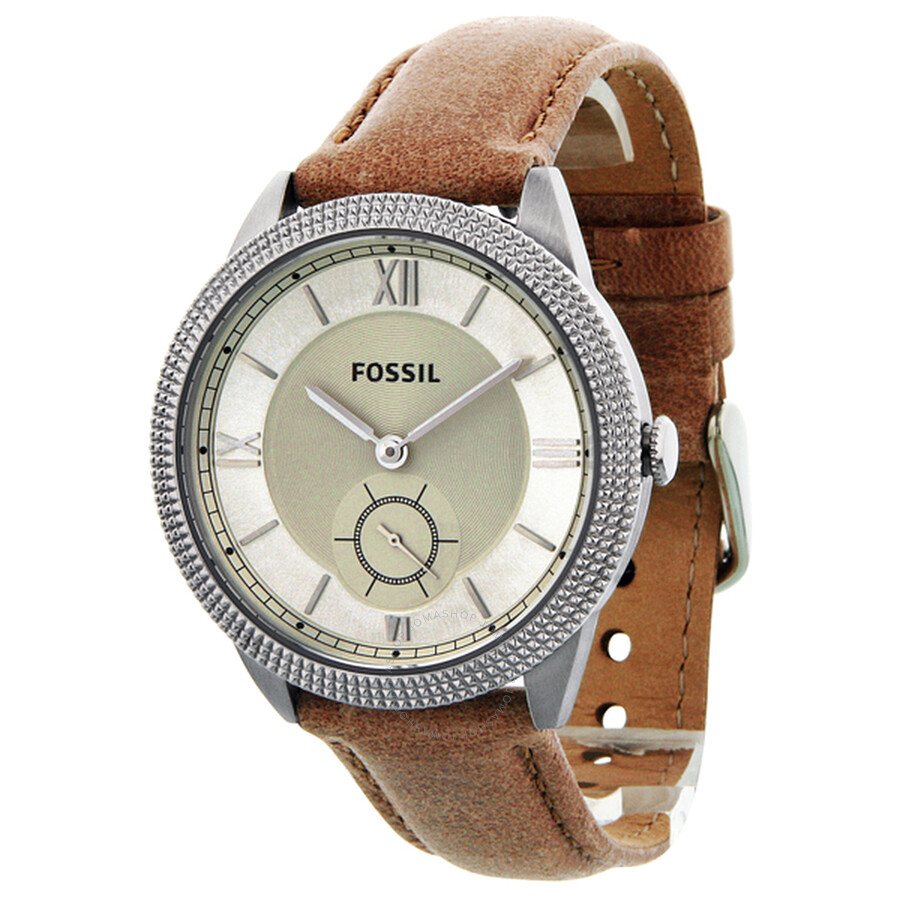 Fossil Sydney Brown Leather Ladies Watch ES3066 4051432543388 Watches