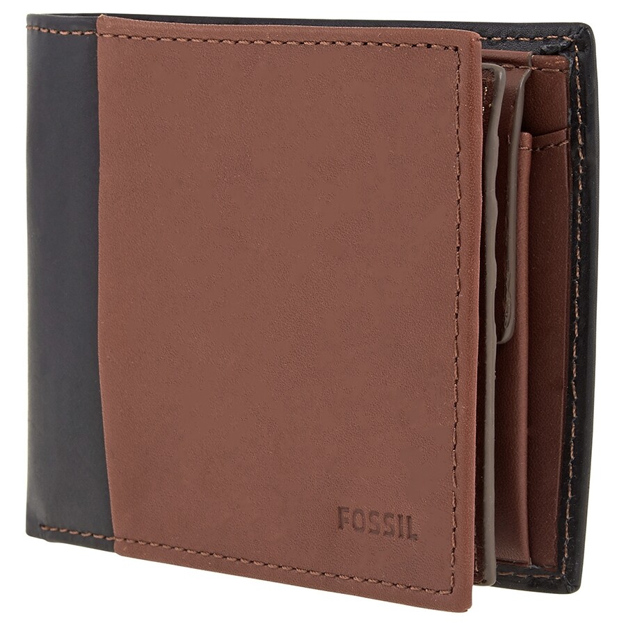Fossil Ward Rfid Large Coin Pocket Bifold ML3919001 762346350996 Handbags