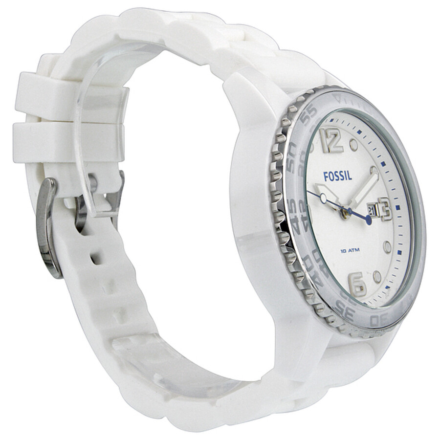 Fossil White Ceramic Case Watch CE5002 Fossil Watches