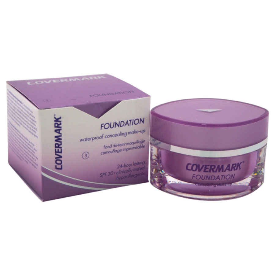 Covermark Foundation Waterproof Concealing Make-up Spf 30 - # 3 By For Women - 0.51 oz Foundation In Red