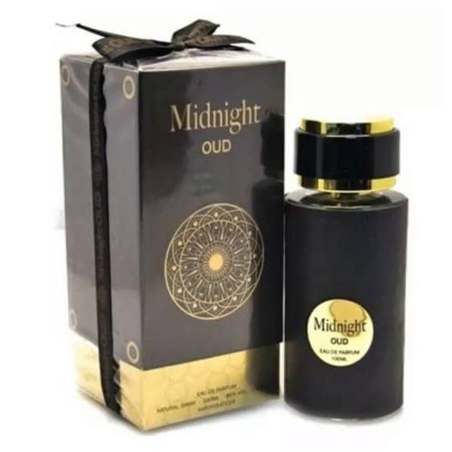 Fragrance World Men's Midnight Oud Edp Spray 3.4 oz Fragrances 843711244833