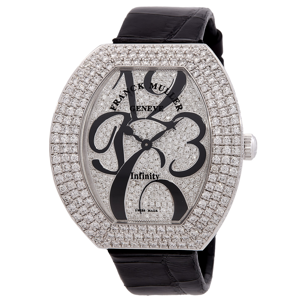 Franck Muller Infinity Quartz Diamond Ladies Watch 3540 QZ A D3 CD OG ...