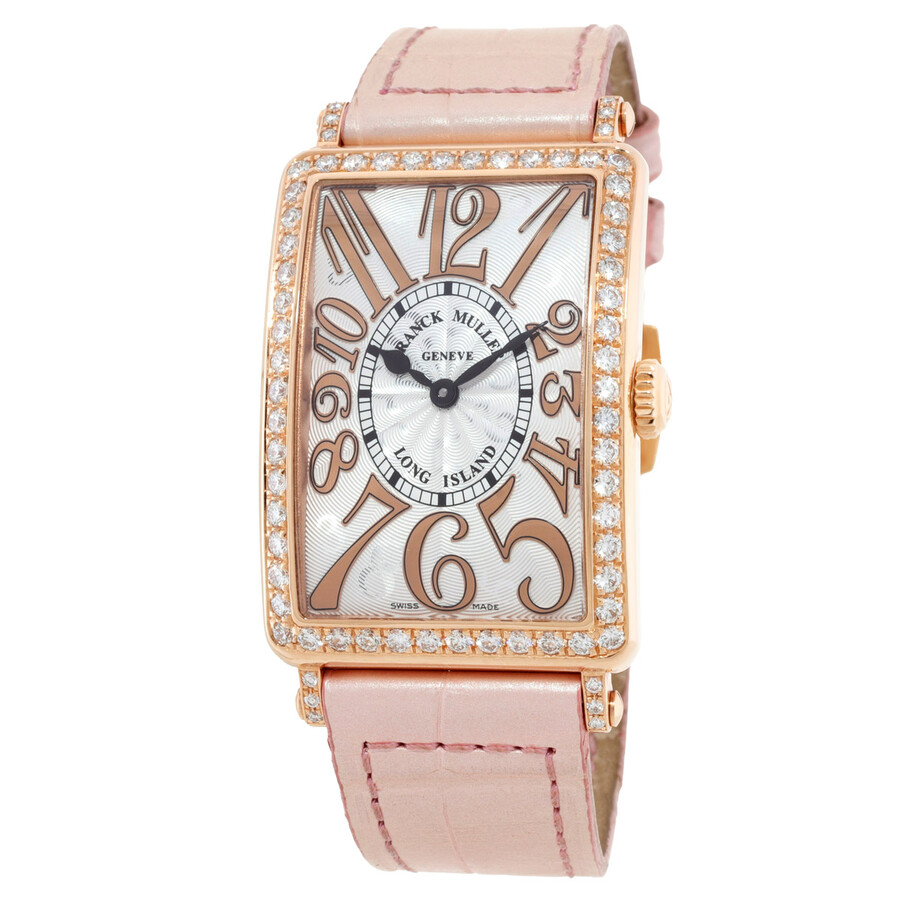 Franck Muller Long Island Quartz Diamond Silver Dial Ladies