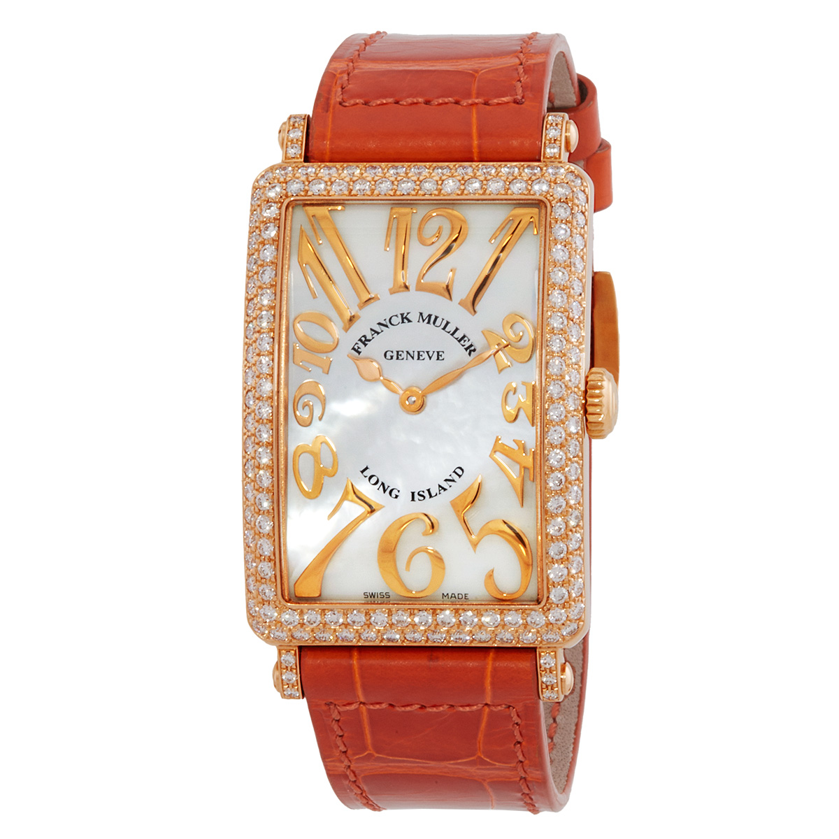 Franck Muller Mother of pearl 952 Quartz steel watch Franck Muller Long Island 952 QZ REL MOP BC VE ORC D Steel  main image 2