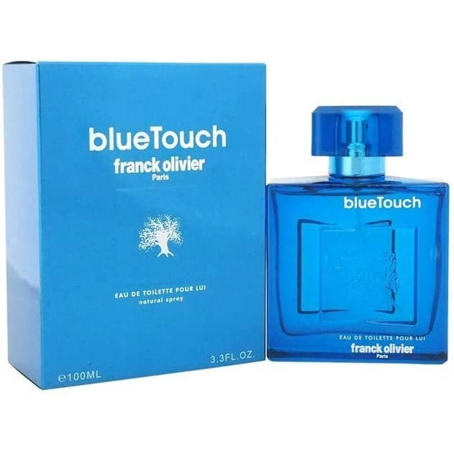 Shop Franck Olivier Men's Blue Touch Edt 2.5 oz Fragrances 3516642130113 In Blue / White