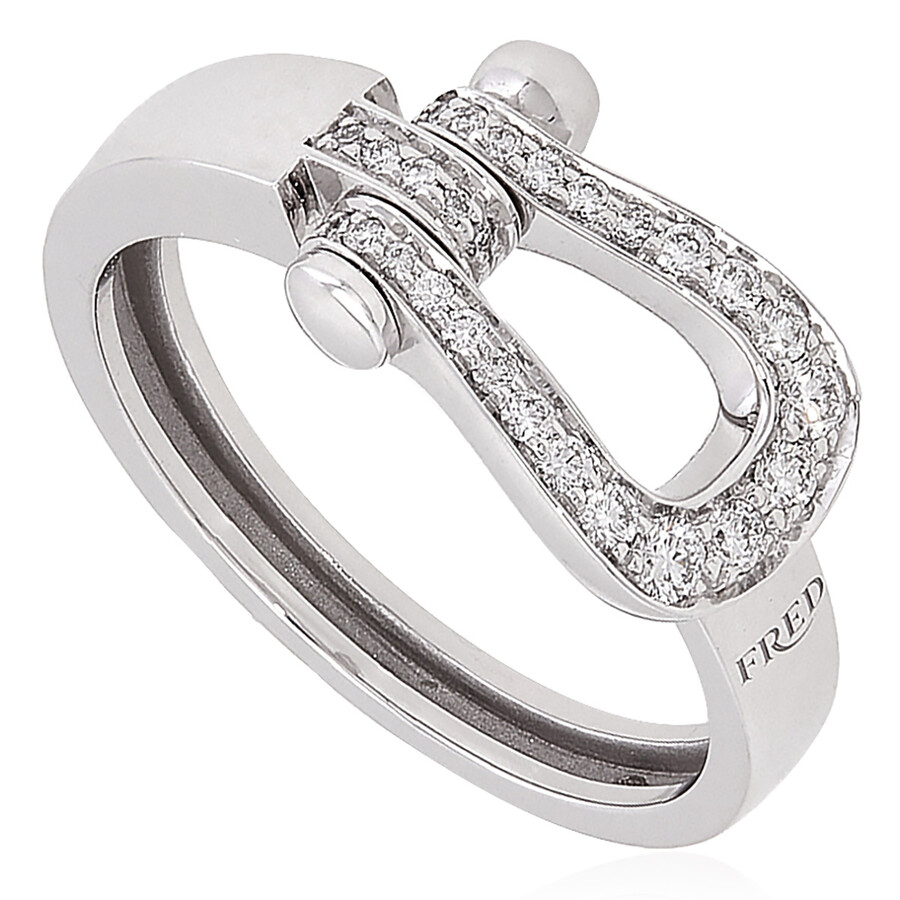 Fred Force 10 18k White Gold 0.2 Ct Diamond Ring