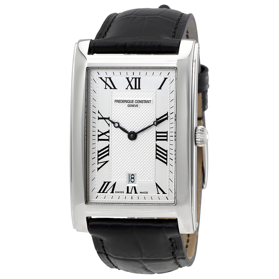 Frederique Constant Carree Silver Dial Men's Watch FC-220MC4C26