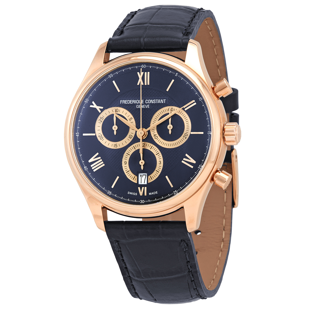 Frederique Constant Chronograph Quartz Blue Dial Men's Watch FC-292MNG5B4