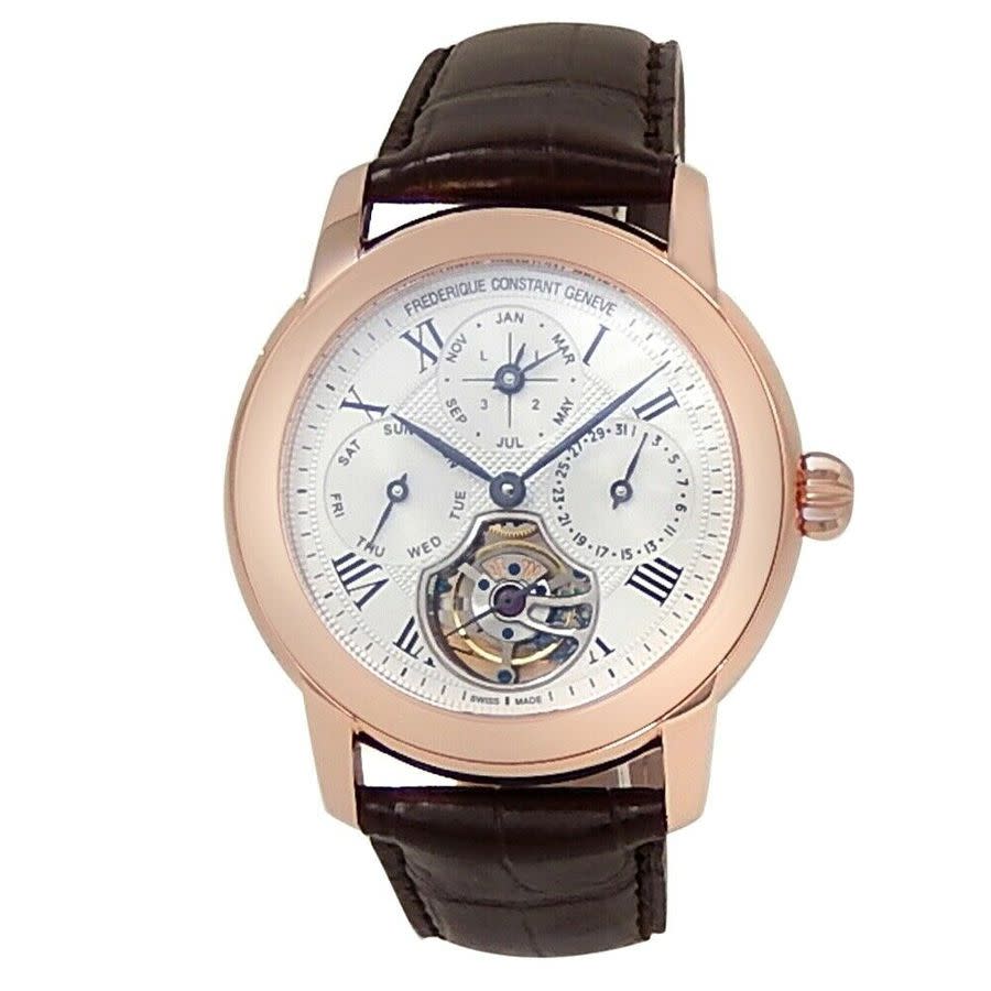 Frederique Constant Classic Tourbillon Automatic Silver Dial Men's Watch FC-975MC4H4