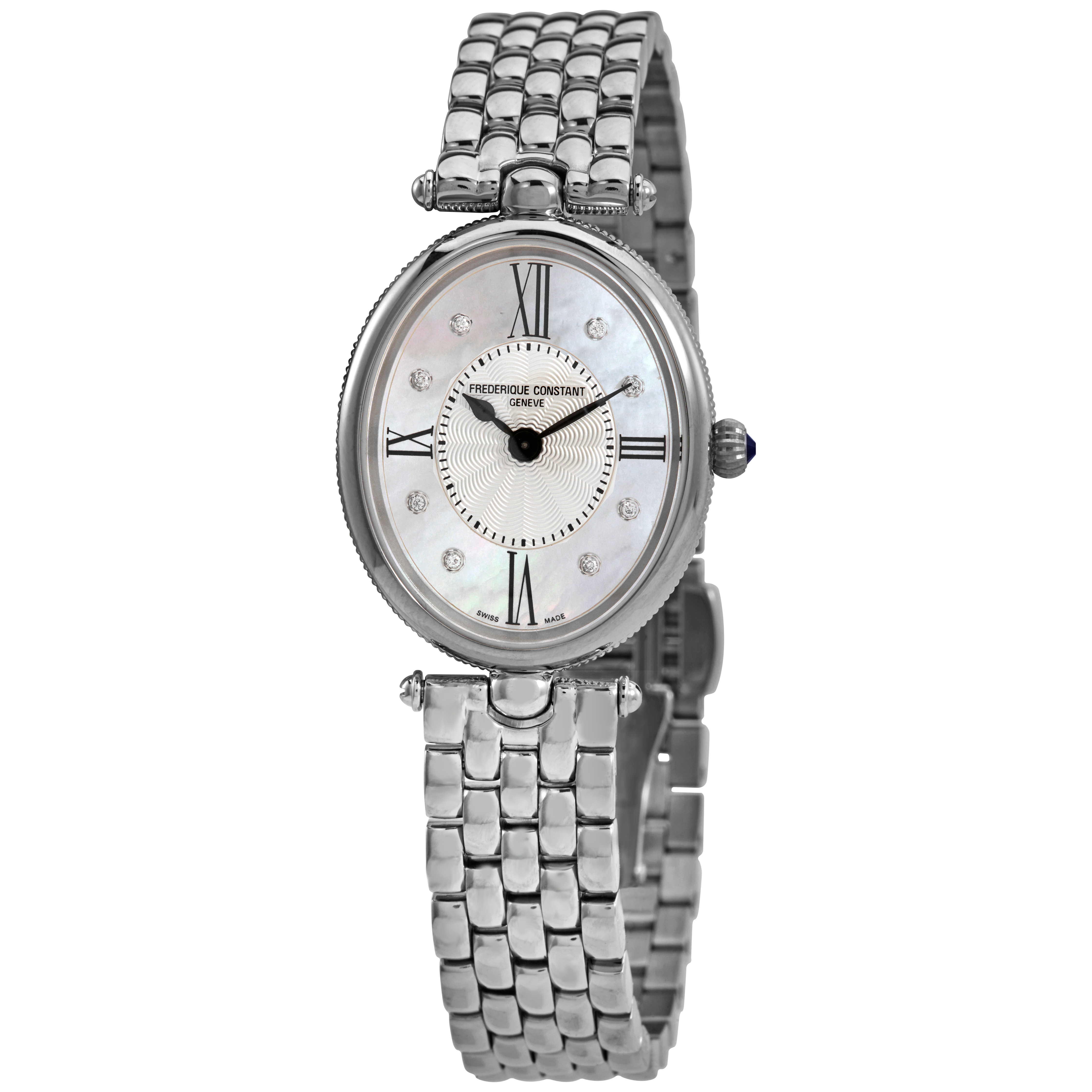 Frederique Constant Classics Art Deco Quartz Diamond Ladies Watch FC-200RMPW2V6B