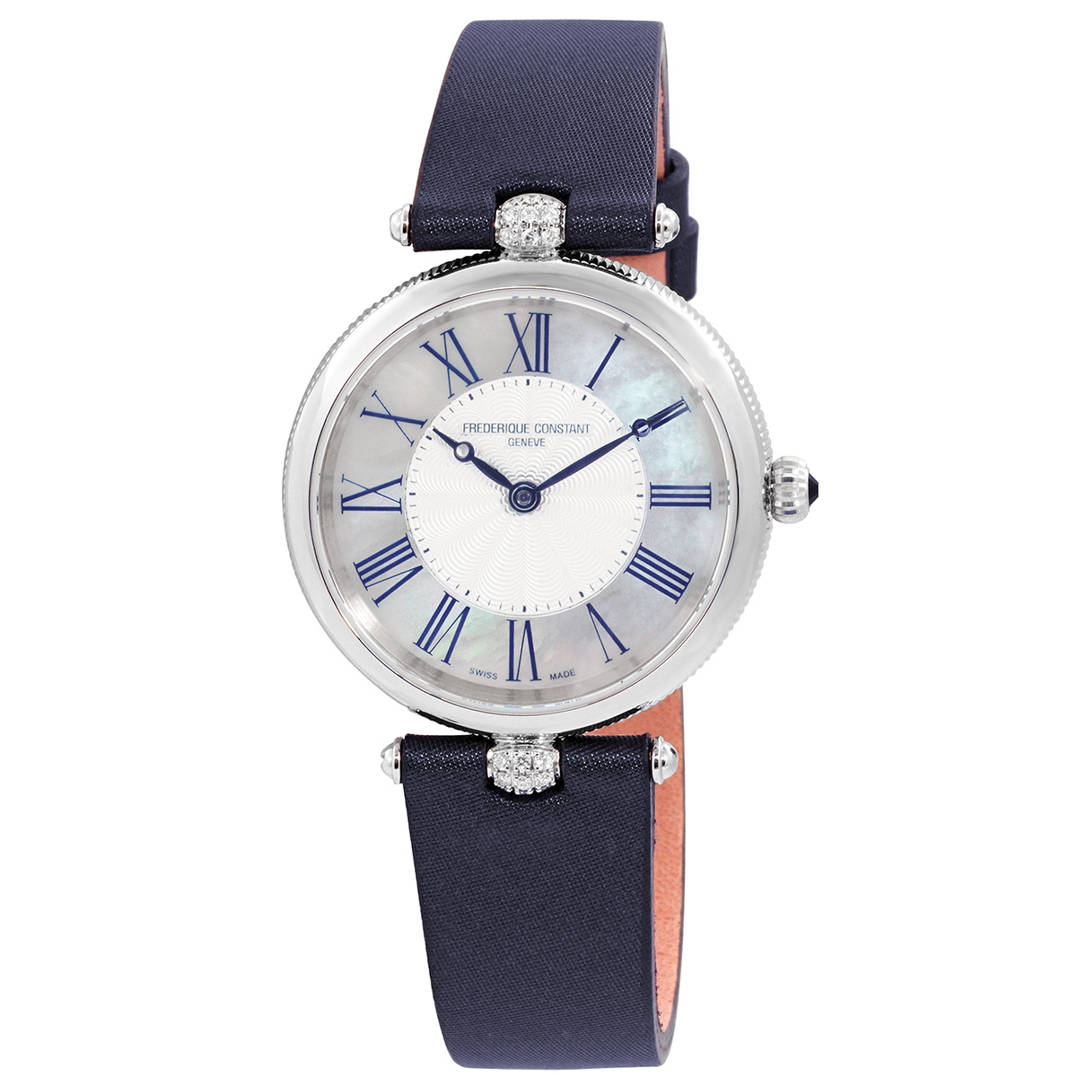 Frederique Constant Classics Art Deco Quartz White Mother of Pearl Dial Ladies Watch FC-200MPWN2AR2D6