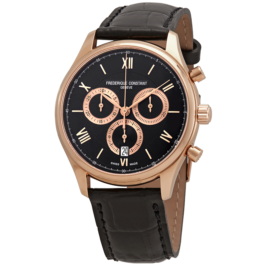 Frederique Constant Classics Chronograph Black Dial Men's Watch FC-292MBG5B4