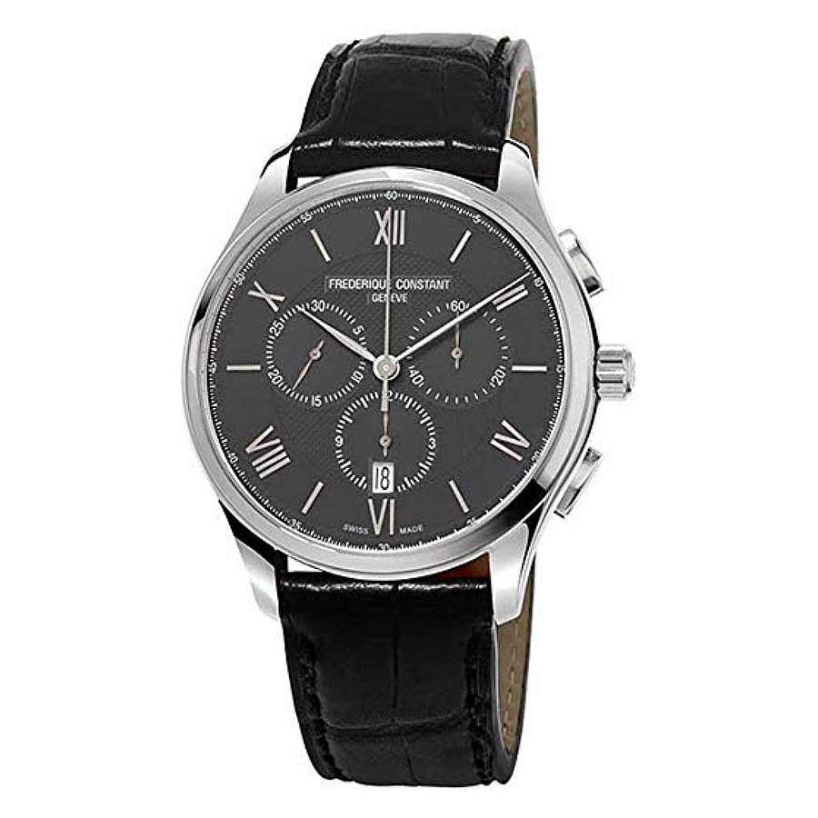 Frederique Constant Classics Chronograph Quartz Black Dial Men's Watch FC-292MB5B6