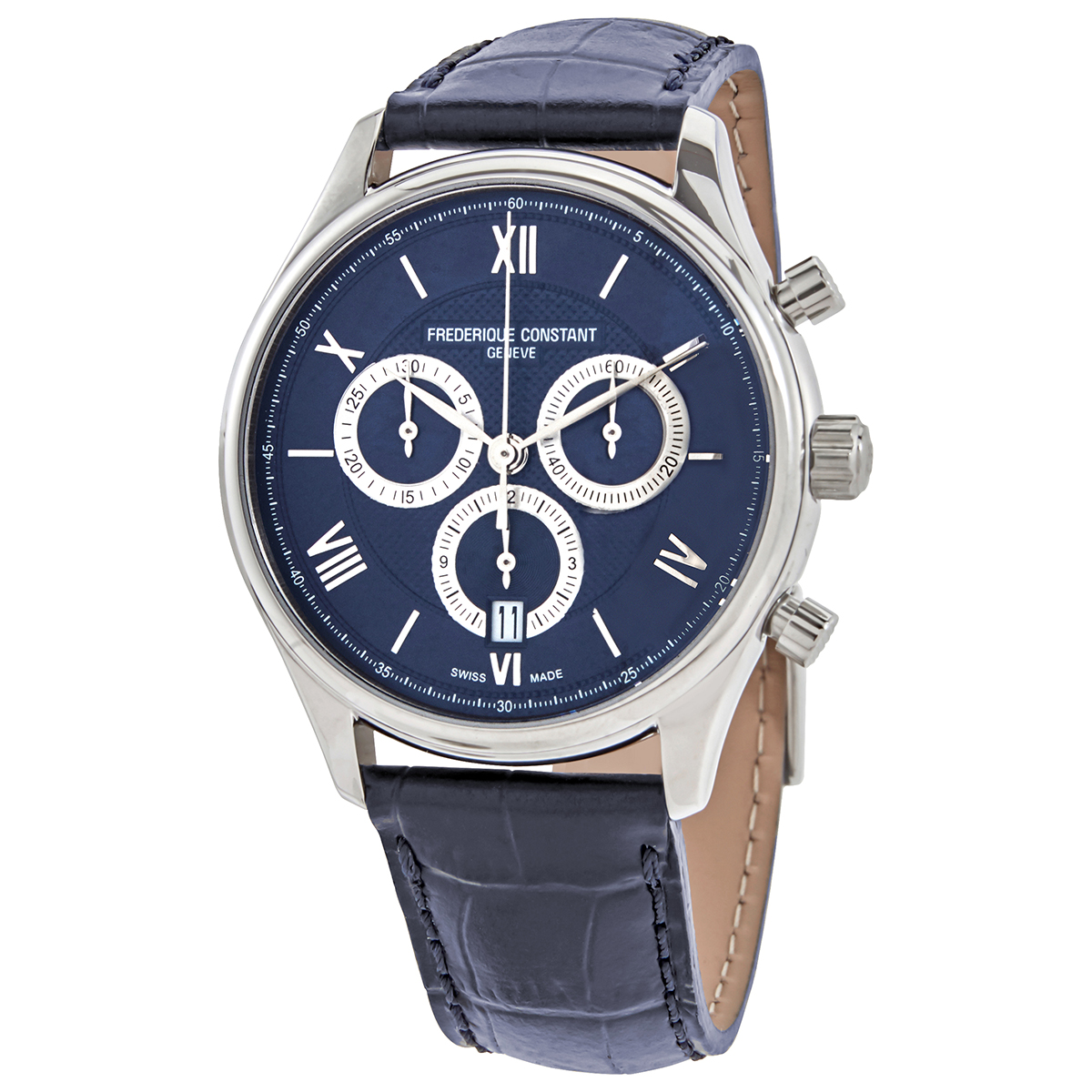 Frederique Constant Classics Chronograph Quartz Blue Dial Men's Watch FC-292MNS5B6