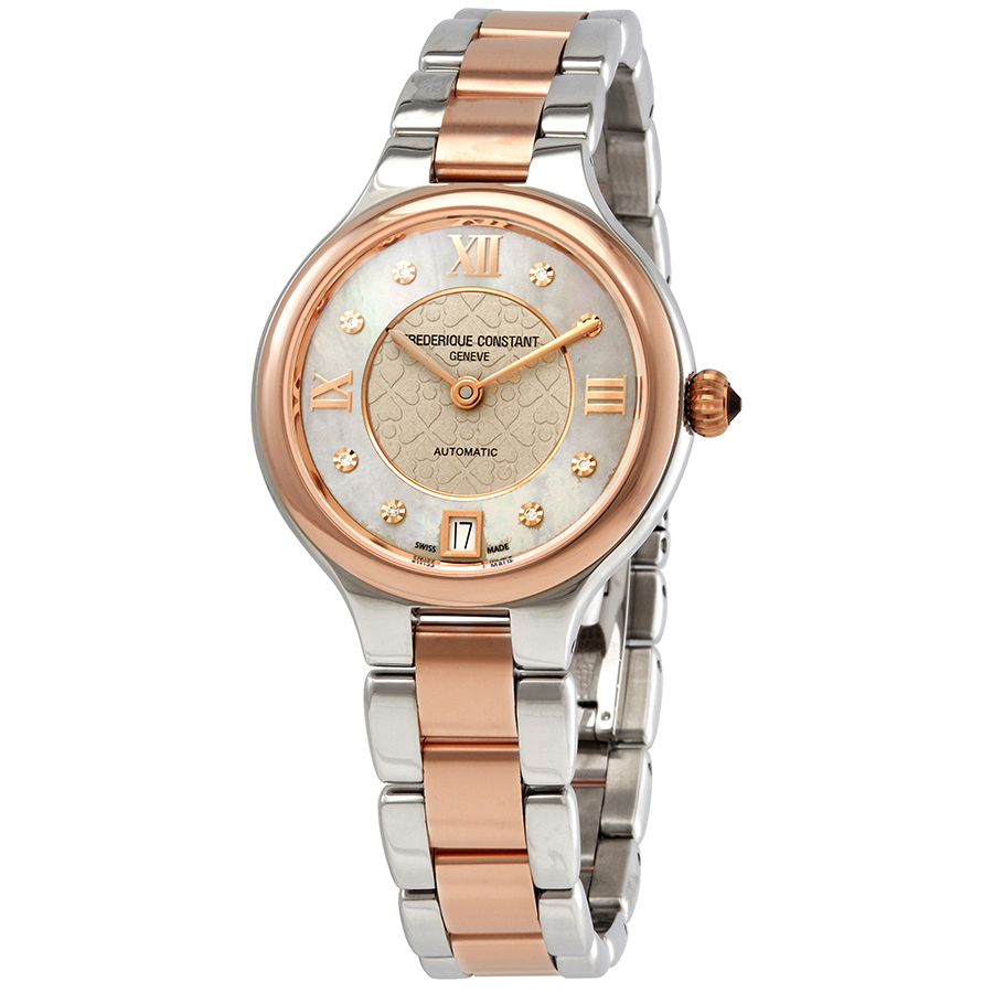 Frederique Constant Classics Delight Automatic Diamond Ladies Watch FC-306LGHD3ER2B