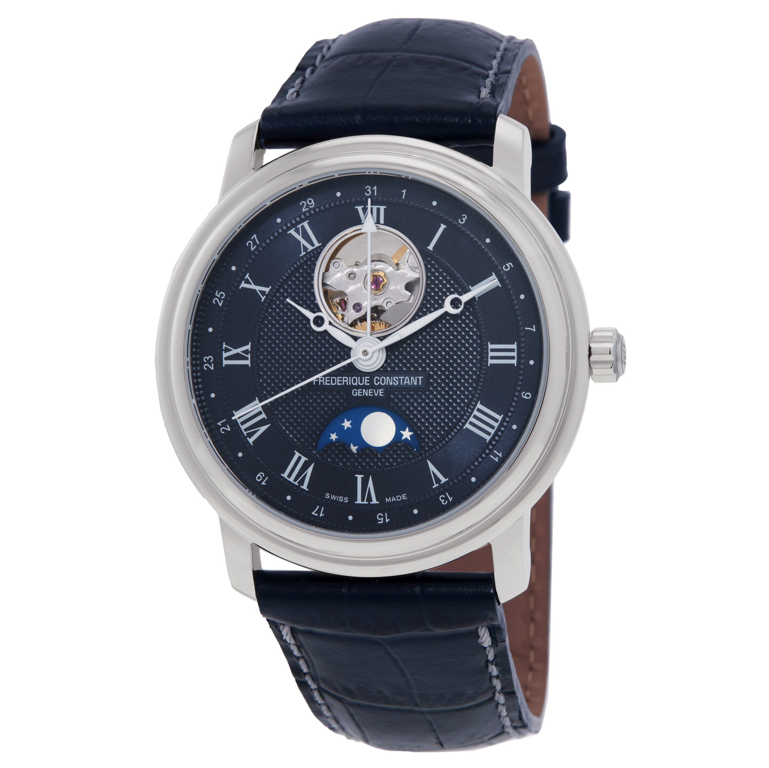 Frederique Constant Classics Heart Beat Automatic Moon Phase Watch FC-335MCNW4P26