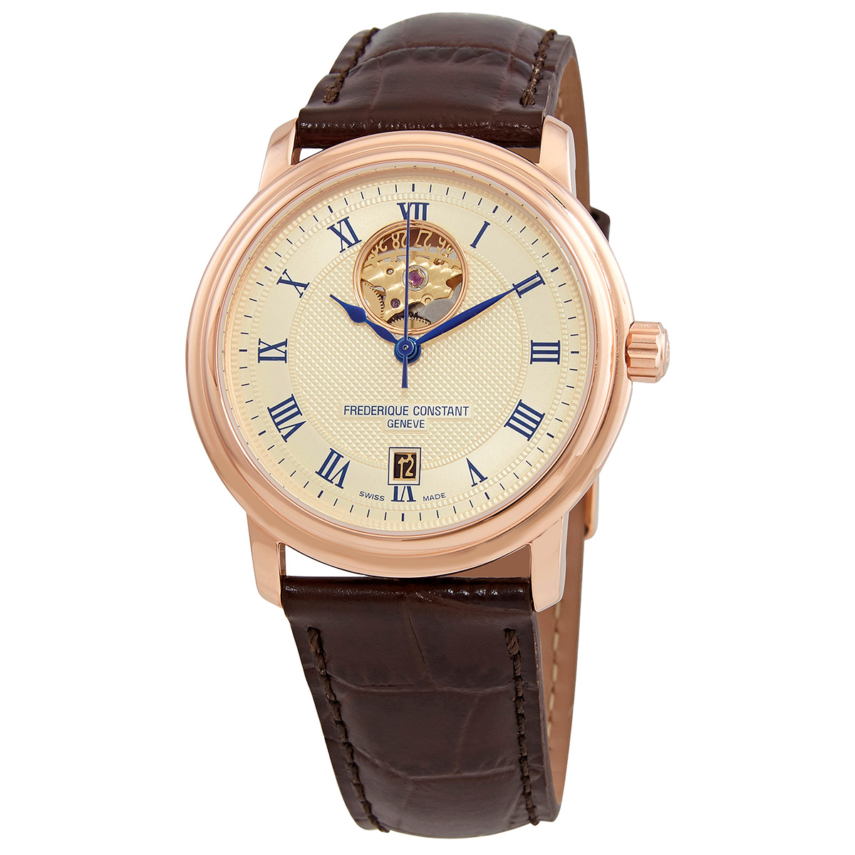 Frederique Constant Classics Heart Beat Champagne Dial Men's Watch FC-315BG4P4