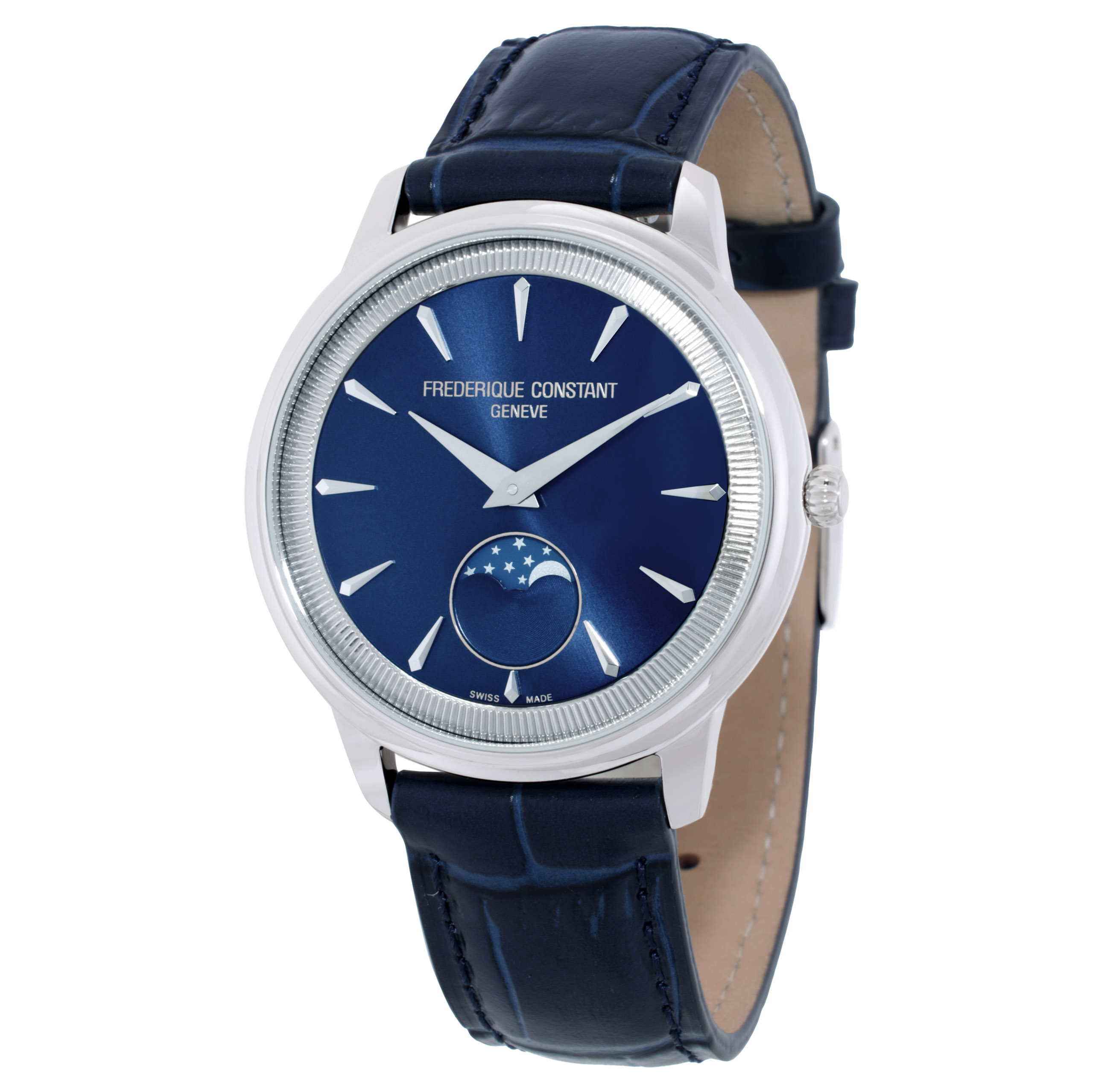 Frederique Constant Classics Moneta Moonphase Quartz Watch FC-206N3S6