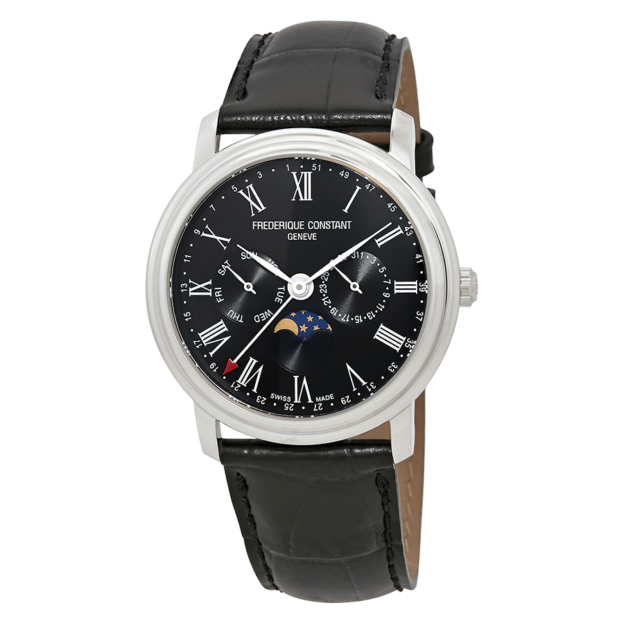 Frederique Constant Classics Moonphase Black Dial Men's Watch FC-270BR4P6