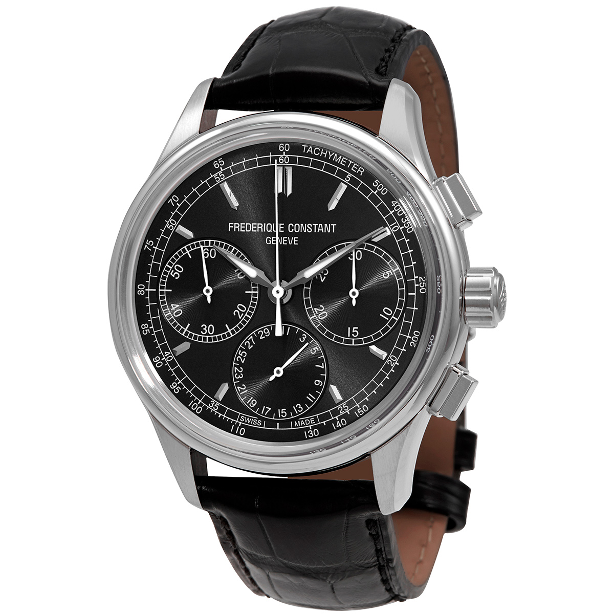 Frederique Constant Flyback Chronograph Automatic Black Dial Men's Watch FC-760DG4H6