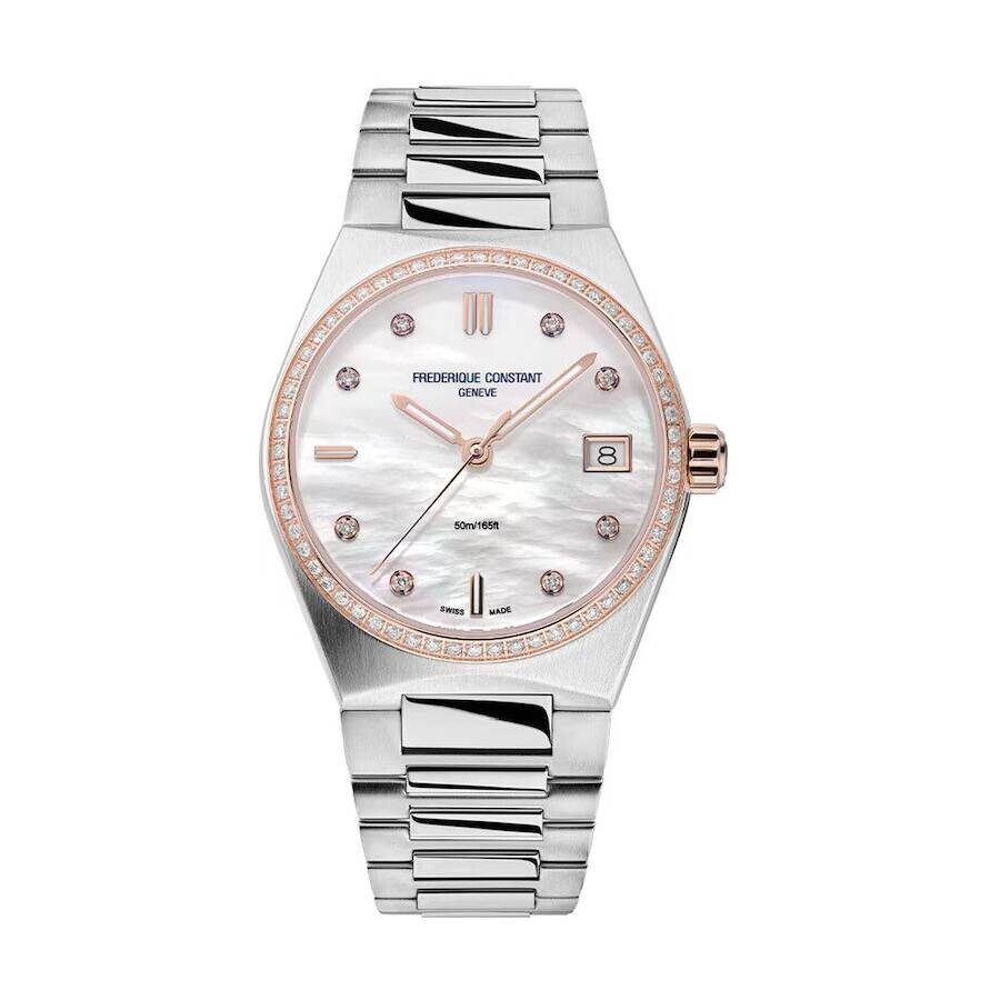 Frederique Constant Highlife Quartz Diamond White Mother of