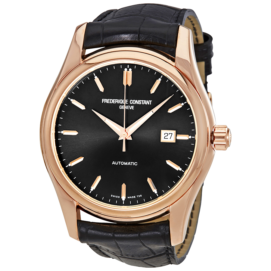 Frederique Constant Index Black Dial Automatic Men's Watch 303G6B4
