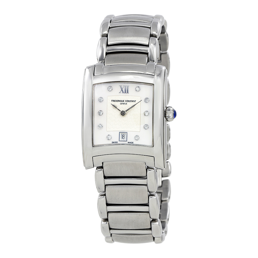 Frederique Constant Mother of Pearl Diamond Dial Ladies Watch 220WHD2EC6B