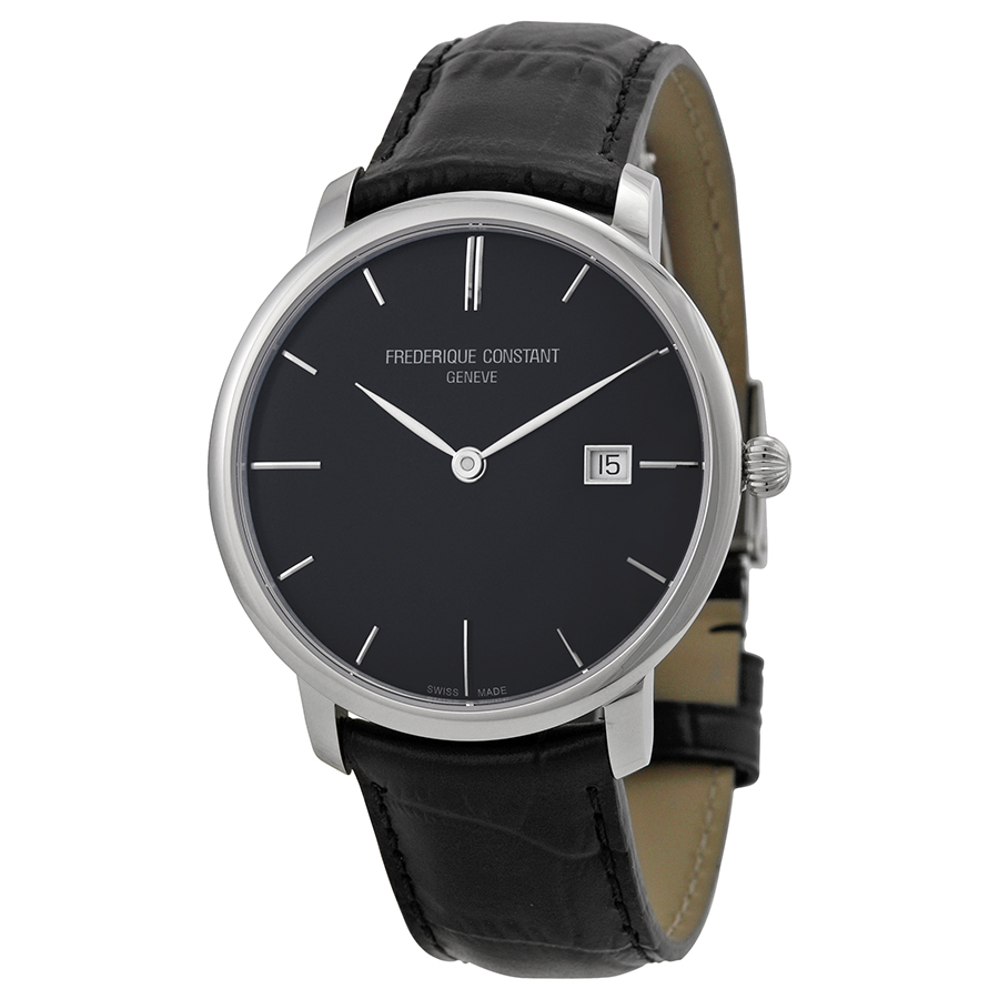 Frederique Constant Slim Line Automatic Black Dial Men's Watch FC-306G4S6