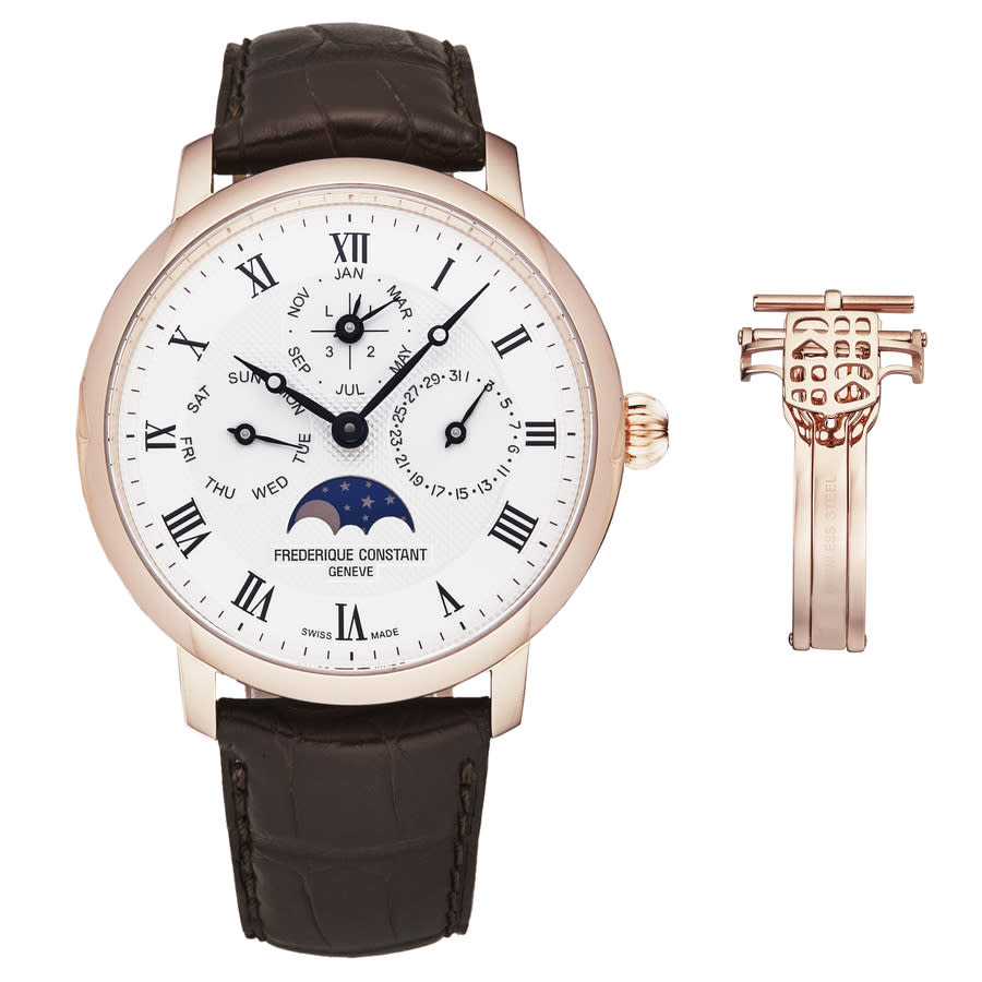 Frederique Constant Slim Line Automatic Silver Dial Men's Watch FC-775MC4S4