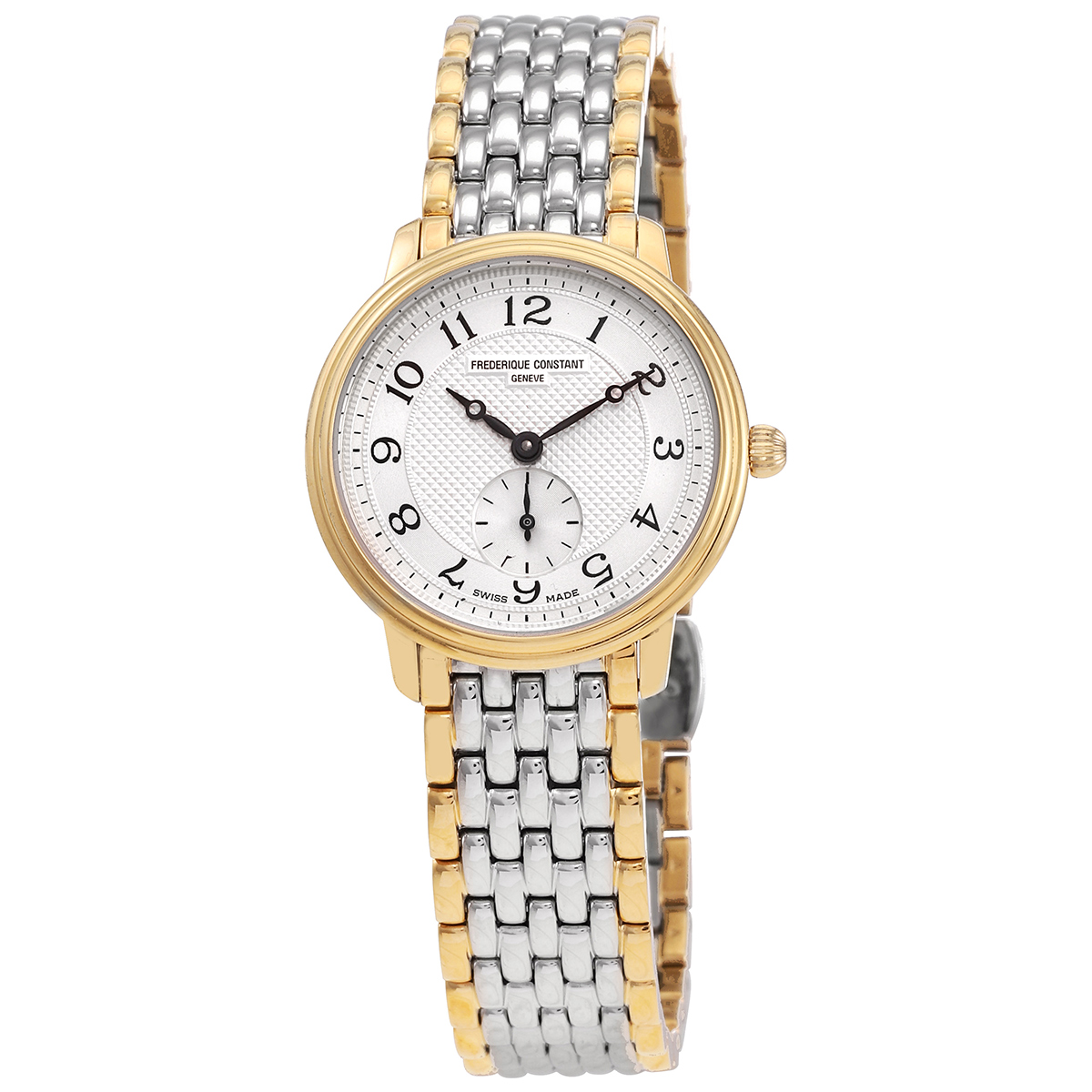 Frederique Constant SlimLine Quartz White Dial Ladies Watch FC-235AS1S3B