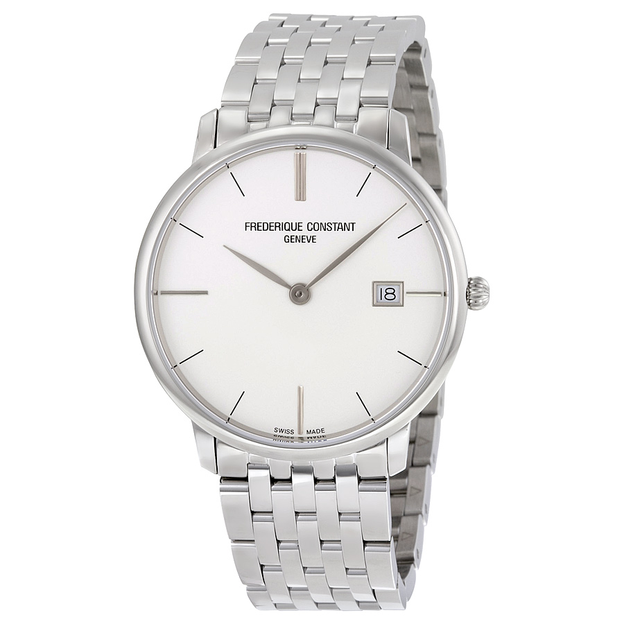 Frederique Constant Slimline Silver Dial Men's Watch FC-220S5S6B