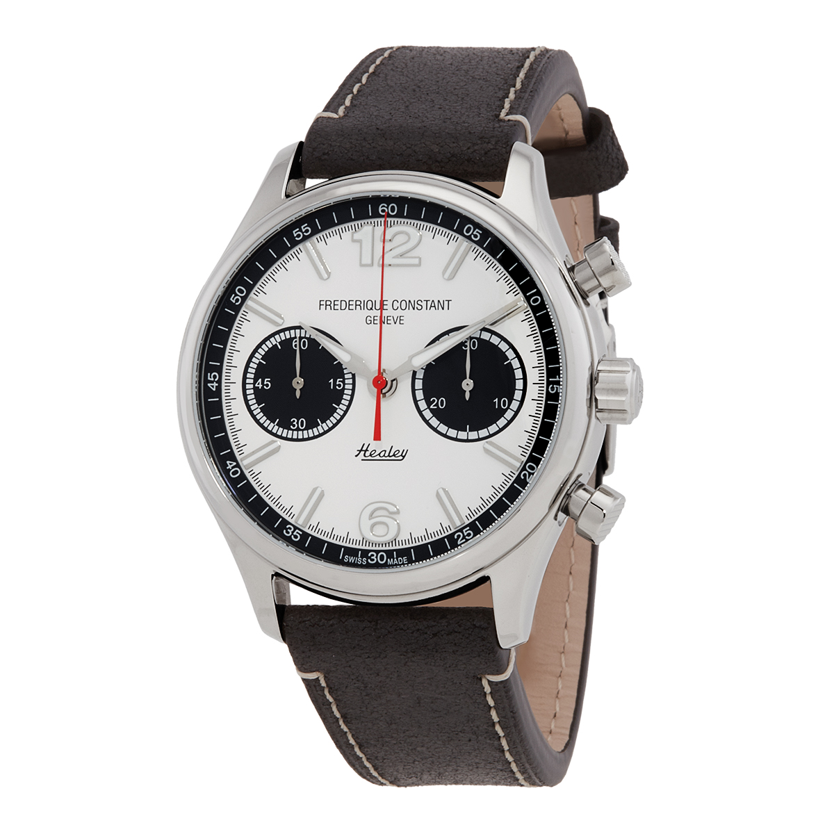 Frederique Constant Vintage Rally Healey Chronograph Automatic White Dial Men's Watch FC-397HSB5B6