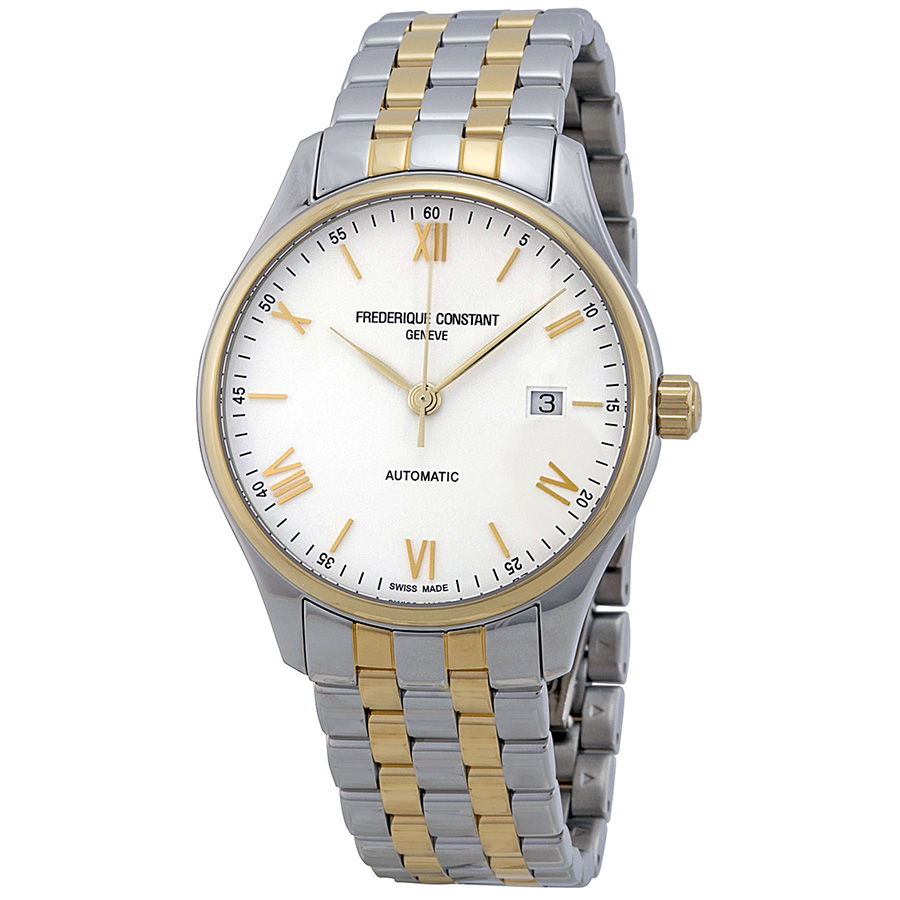 Frederique Constant Automatic White Dial Two-tone Men's Watch FC-303WN5B3B