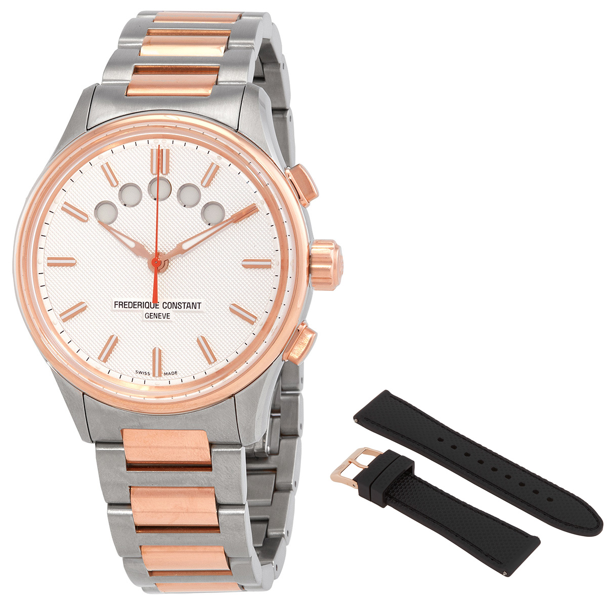 Frederique Constant Yacht Timer Automatic Silver Dial Men's Watch FC-380VT4H2B
