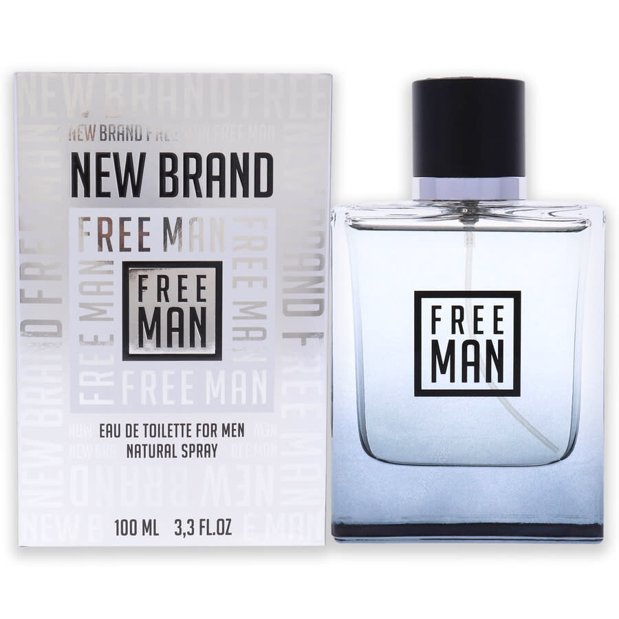 Shop New Brand Free Man By  For Men - 3.3 oz Edt Spray In Green / Violet