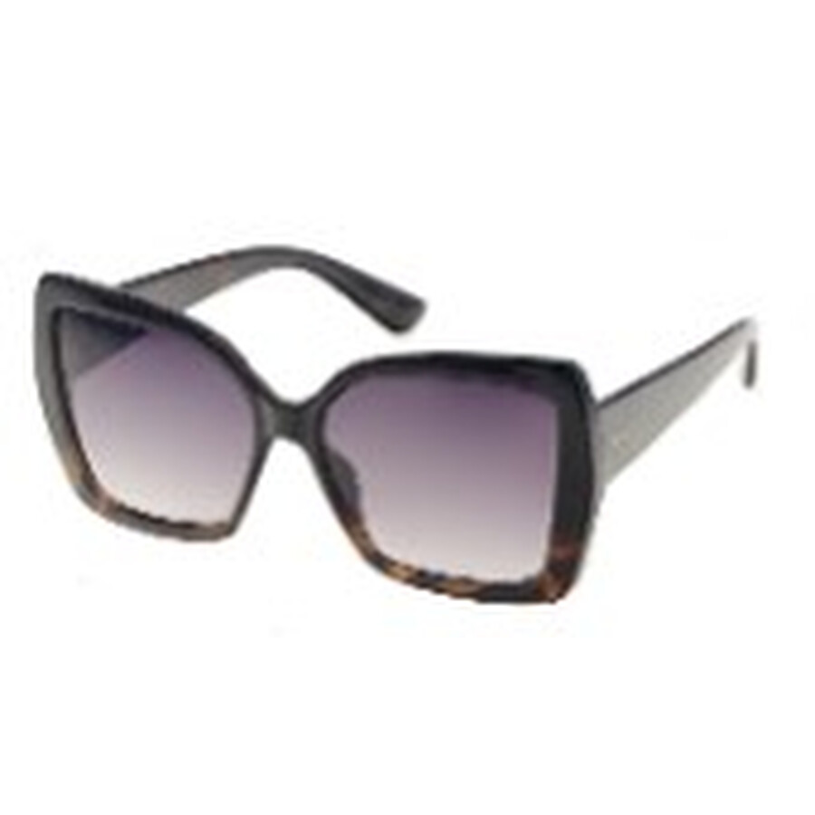 French Connection Fc 23 145 Emb Blk Smoke Cat Eye Ladies Sunglasses 10266541.lts Emb Blk In Multi