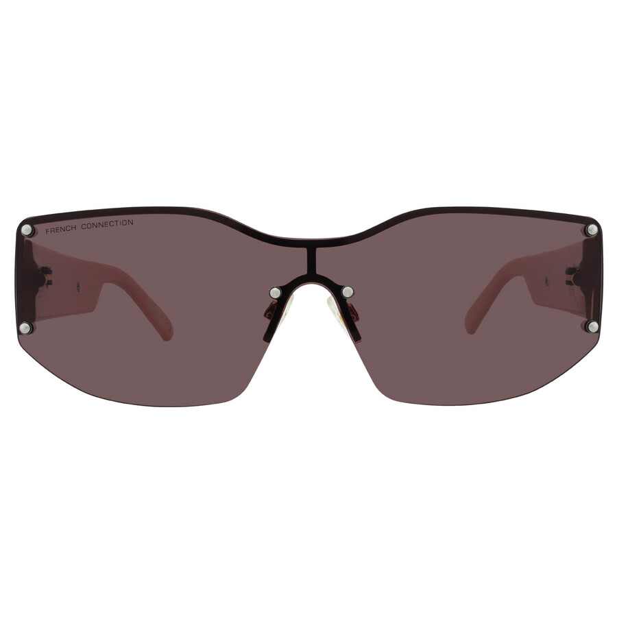 French Connection Fc 25 77 Gld Smoke Geometric Ladies Sunglasses 10269923.lts Gld In White