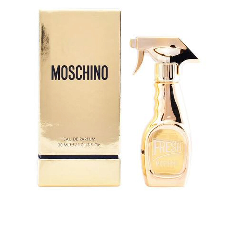 Moschino Fresh Gold Couture /  Edp Spray 1.0 oz (30 Ml) (w) In Purple/white/orange/gold Tone