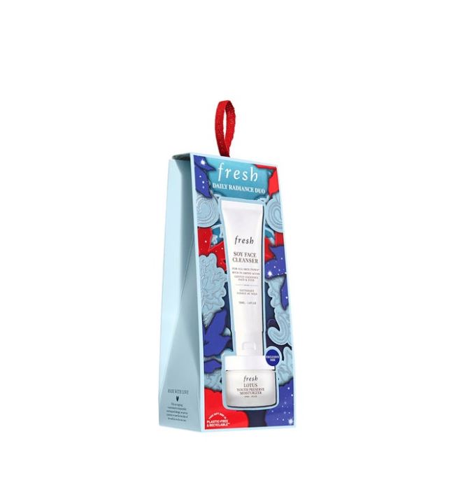 Fresh Ladies Daily Radiance Gift Set Duo Liquid Gift Set Skin Care 809280171345 In Blue