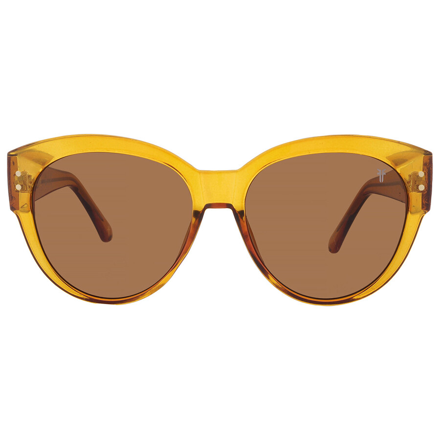 Frye 50949fry700 Brown Cat Eye Unisex Sunglasses 10262116.fry Ylwbrn