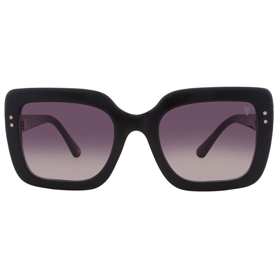 Frye 50950fry Blk Smoke Square Ladies Sunglasses 10266421.com Blksmk